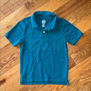 Boys steal Green Polo Shirt Size XS 4/5